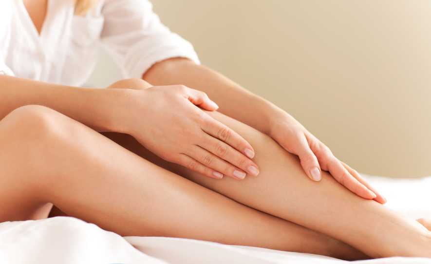 Фото ног после лазерной эпиляции